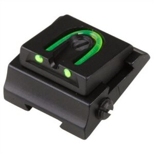 Rifle 1/4'' Wgos Rear Sight Rifle Adjustable Fiber Optic 1/4'' Wgos Rear Sight Green