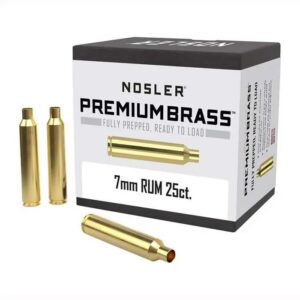 Nosler Brass 7MM Remington Ultra Magazine 25/CT