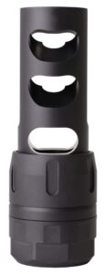 Nosler 97200 Muzzle Brake Muzzle Brake Black 5/8" 24 Tpi Threads for 243 Cal