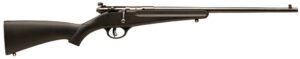 Savage Arms 13775 Rascal Youth 22 LR 1-Round 16.13" Matte Black Sporter Barrel, Matte Black Carbon Steel Receiver, Black Fixed Synthetic Stock, Right