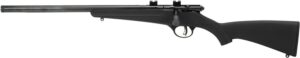 Savage Arms 13841 Rascal FLV-SR Youth 22 LR 1-Round 16.12" Matte Blued Heavy Barrel, Matte Blued Carbon Steel Receiver, Black Synthetic Stock, Left