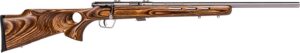 Savage Arms 25725 Mark II BTVS Full Size 22 LR 5+1 21" Satin Heavy Button Rifled Barrel, Satin Drilled & Tapped Stainless Steel Receiver, Satin