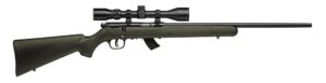 Savage Arms 26721 Mark II FXP Full Size 22 LR 5+1 21" Matte Black Sporter Barrel, Matte Black Drilled & Tapped Carbon Steel Receiver, Olive Green