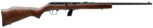Savage Arms 30000 64 G Full Size 22 LR 10+1 21" Matte Black Sporter Barrel, Matte Black Grooved Carbon Steel Receiver, Satin Hardwood Fixed Stock