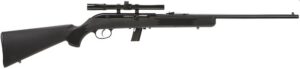 Savage Arms 40000 64 FXP Full Size 22 LR 10+1 21" Matte Black Sporter Barrel, Matte Black Grooved Carbon Steel Receiver, Matte Black Fixed Synthetic