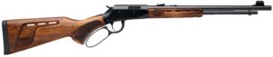 Savage Arms 46020 Revel Deluxe Full Size 22 LR 12+1 18" Black Threaded Barrel, Black Drilled & Tapped Aluminum Receiver, Satin Walnut Fixed Stock