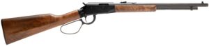 Savage Arms 46100 Revel Classic Full Size 22 WMR 12+1 18" Black Medium Profile Barrel, Black Drilled & Tapped Aluminum Receiver, Satin Walnut