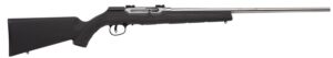 Savage Arms 47216 A22 FSS Full Size 22 LR 10+1 22" Matte Sporter Barrel, Matte Drilled & Tapped Stainless Steel Receiver, Matte Black Fixed
