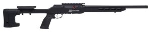 Savage Arms 47248 A22 Precision Full Size 22 LR 10+1 18" Matte Black Heavy Threaded Barrel, Matte Black Picatinny Rail Carbon Steel Receiver, Matte