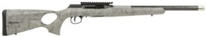 Savage Arms 47253 a Series TimberLite 22LR 10+1 18" Black Threaded Carbon Fiber/SS Barrel, Black Picatinny Rail Steel Receiver, Gray with Black