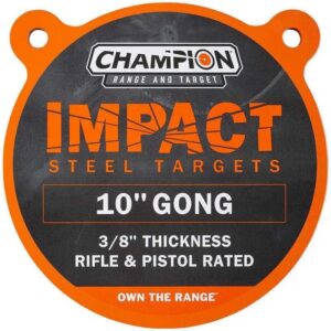 Impact Steel 10" Gong Rifle Rated Sticker
