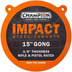 Impact Steel 15" Gong Rifle Rated Sticker