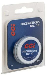 CCI 10 Percussion Caps - Inventory Regulated 100-Round/Bx 50 Bx/Cs