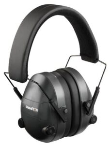 Champion Targets 40974 Electronic Muffs 25 dB Over the Head Black