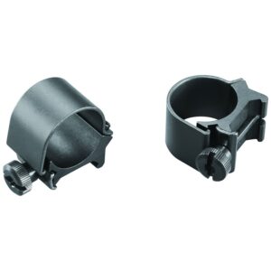 Weaver Mounts 49040 Detachable Top Mount Rings Matte Black 1" Low