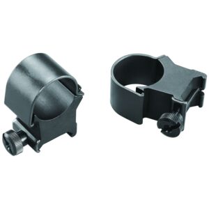 Weaver Mounts 49044 Detachable Top Mount Rings Matte Black 1" Extra High