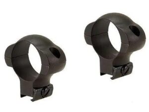 Weaver Grand Slam Rimfire Steel Rings Matte Black 1" .22 Style High Clamshell Pack