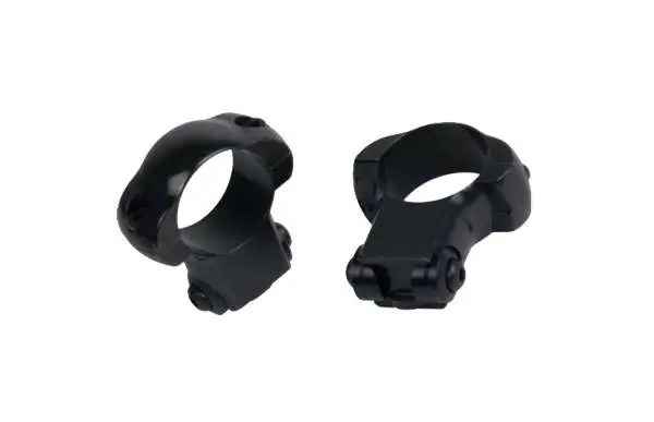 Weaver Grand Slam Rimfire Steel Rings Matte Black 1" .22 Style Medium Clamshell Pack
