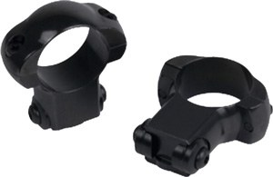 Weaver Grand Slam Rimfire Steel Rings Matte Black 1" .22 Style XHigh Clamshell Pack