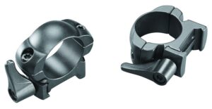 Weaver Mounts 49325 Lever LokDetachable 1" Medium Black Matte