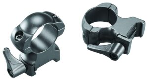 Weaver Mounts 49327 Lever Lok Detachable 1" Extra High Black Matte