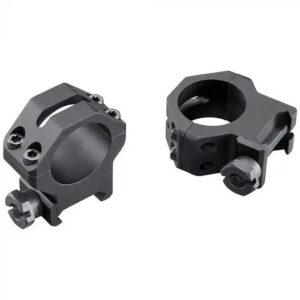 Weaver Picatinny Four Hole Rings 1 in High Matte ( 6 per Case )