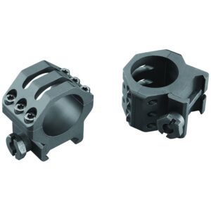 Weaver Mounts 99688 Six-Hole Picatinny Rings Matte Black 1" Medium