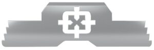 Cross Armory CRG5SLSV Slide Lock Extended Silver 4140 Steel for Glock Gen1-5 P80