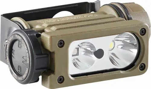 Streamlight Sidewinder Compact Iii Military Model-Whiteredblueir Leds Inclds Helmet Mount CR123A