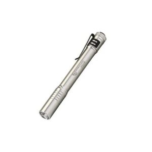 Streamlight Flashlight Stylus Pro Silver Clam Pack White LED