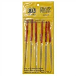Needle Files Eze-Lap Diamond Needle File 600 Set, Fine Steel