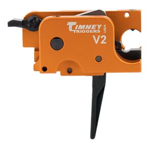 Timney Triggers SCORPIONST V2 9mm Orange/Black Straight Fits CZ Scorpion