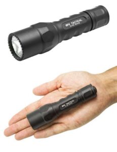 Fl 6PX Tactical Single Stage 600 Lu Wh LED Aluminum Black Type 3 Ano Click Switch