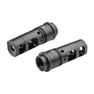 SureFire SFMB3383424 SOCOM Muzzle Brake Black DLC Stainless Steel with 3/4"-24 Tpi Threads & 2.60" OAL for 338 Cal AR-Platform