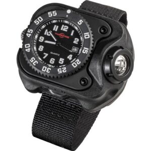 Surefire Wristlight (watch Movement) Rechargeable 15/60/300LM Black Strap