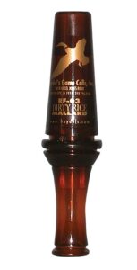 Haydel's Game Calls RF03 Dirty Rice Open Call Double Reed Mallard Sounds Attracts Ducks Brown Plastic
