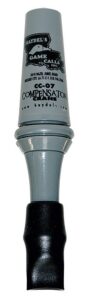 Haydel's Game Calls CC07 Compensator Sandhill Crane Crane Species Single Reed Open Call Gray Plastic