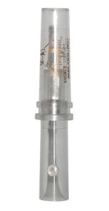 Haydel's Game Calls GHJ Government Hunter Baby Rabbit Open Call Double Reed Baby Cottontail/Jackrabbit Sounds Attracts Predators Clear Acrylic
