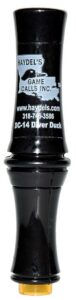 Haydel's Game Calls DC14 Diver Duck Open Call Attracts Ducks Black Acrylic