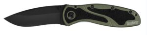 Kershaw Blur Assisted Opening Knife Olive (3.375" Black)