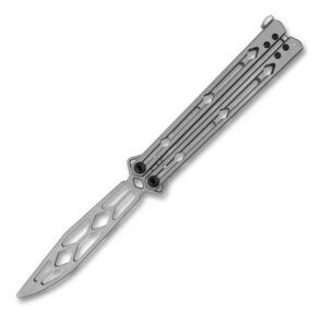 Lucha Drop Point 4.6" Silver ButterflyKnife