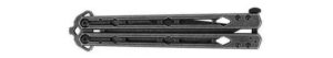 Kershaw Lucha Drop Point 4.6" Blkwsh ButterflyKnife