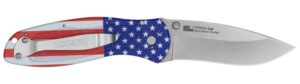 Kershaw Blur USA Flag 3.4" Rd/White/Bl
