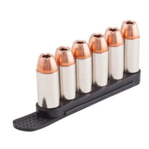 2 Pack QuickStrip CC Reload 6-Round.38./357 Black Urethane