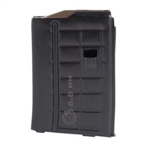 AR-15 Magazine 6.8/ 22 Nosler/ 224 Valkyrie AR-15 Mag 6.8 Spc, 22 Nosler, 224 Valkyrie 10-Round Steel Black