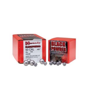 Hornady 6060 Black Powder Lead Balls 44 Cal .451 100 per Box/ 25 Case