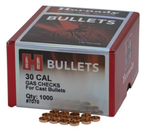 Hornady 7070 Crimp-On Gas Checks 30 Cal Cast Bullets/ 1000 per Box