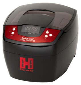 Hornady 043320 Lock-N-Load Sonic Cleaner 2L Black Multi-Caliber 2 Liter