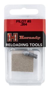 Hornady 390947 Cam Lock Pilot .264 Silver 6.5 Creedmoor Steel