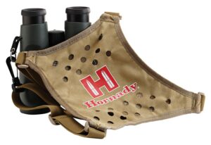 Hornady 99121 Binocular Harness Tan Red Logo Elastic Straps
